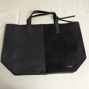 DONNA KARAN DK Black Med/Large Tote Bag NWOT
